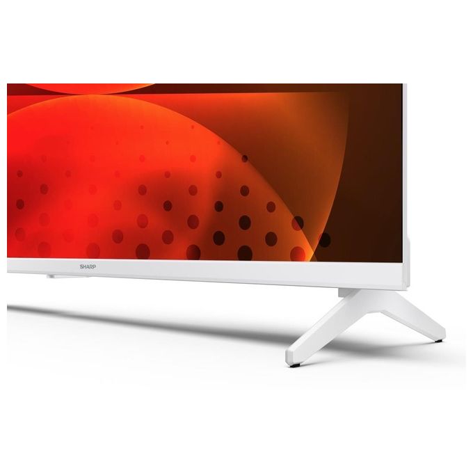Sharp 32FH2EW TV LED 32'' HD Ready Android TV Smart Wi-Fi Bluetooth DVB-T2 colore Bianco