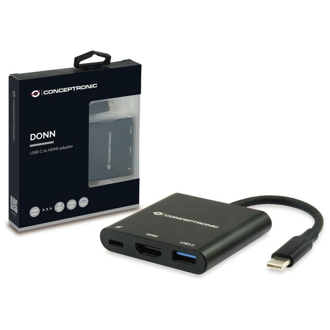 Conceptronic DONN01B Adattatore Usb-c 3.1 a hdmi