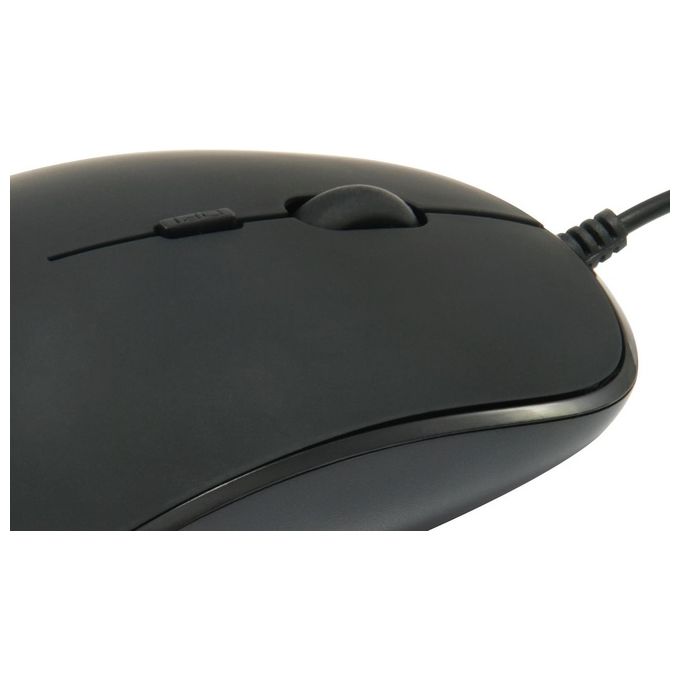 Conceptronic REGAS01B Mouse Ottico da Scrivania Nero
