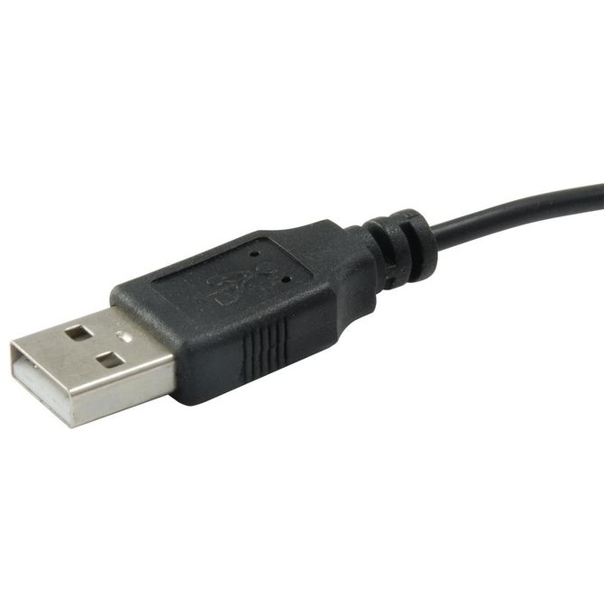 Conceptronic REGAS01B Mouse Ottico da Scrivania Nero