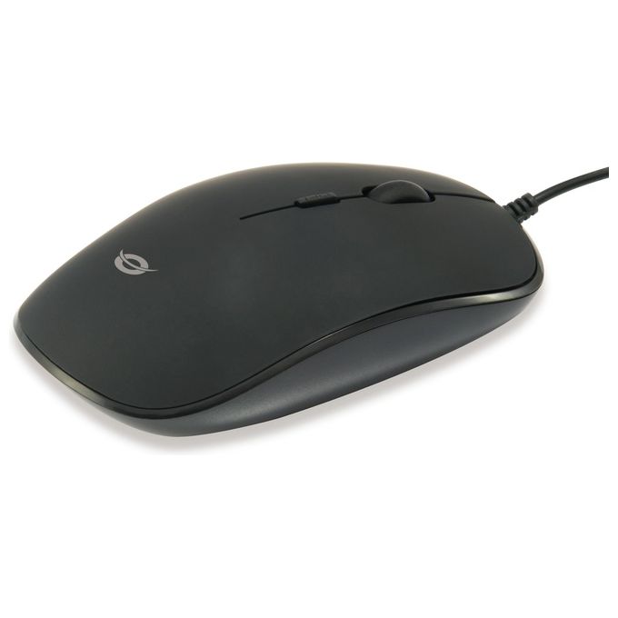 Conceptronic REGAS01B Mouse Ottico da Scrivania Nero