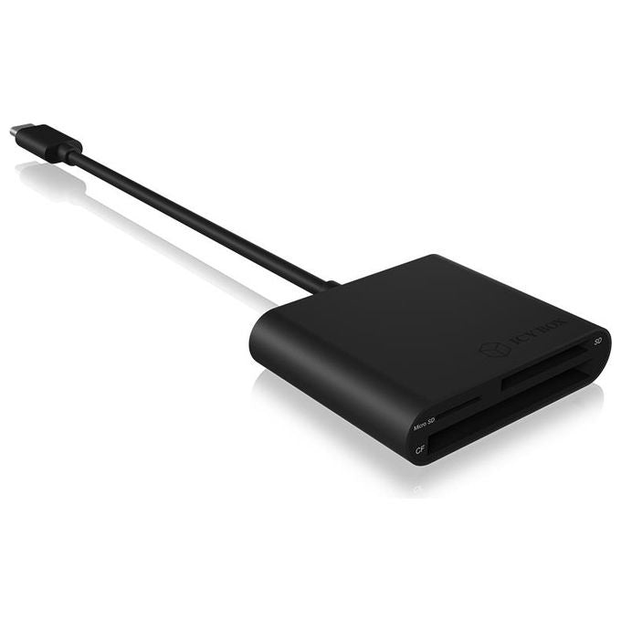 RaidSonic IB-CR301-C3 Lettore di Schede Nero Usb 3.0 Type-C