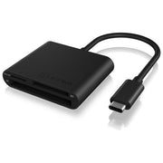 RaidSonic IB-CR301-C3 Lettore di Schede Nero Usb 3.0 Type-C