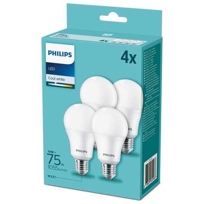 Philips Lampadina Led Goccia 75W e27 4000k