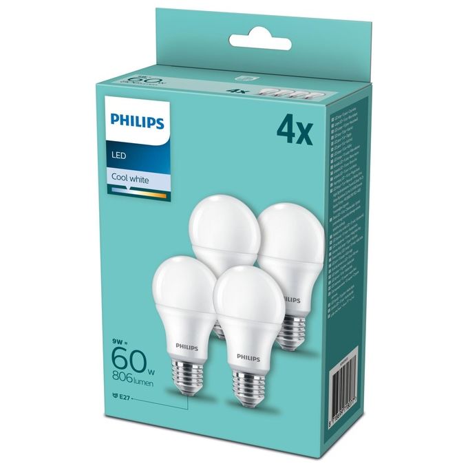 Philips Lampadina Led a Goccia 60W e27 4000k