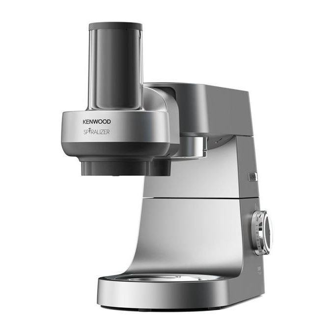 Kenwood KAX700PL Spiralizer Accessorio per Tagliare Verdure con 5 Coni Colore Grigio