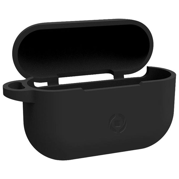Celly Custodia AIRCASE 3 Per Airpods in Silicone Nero