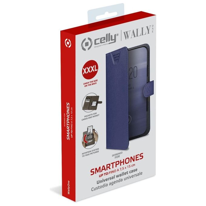 Celly Cover WallyOne XXXL 5.5''-6'' Blu