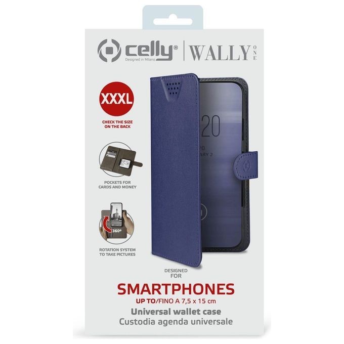 Celly Cover WallyOne XXXL 5.5''-6'' Blu
