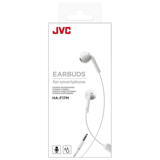 Jvc Auricolare con Microfono Bianco