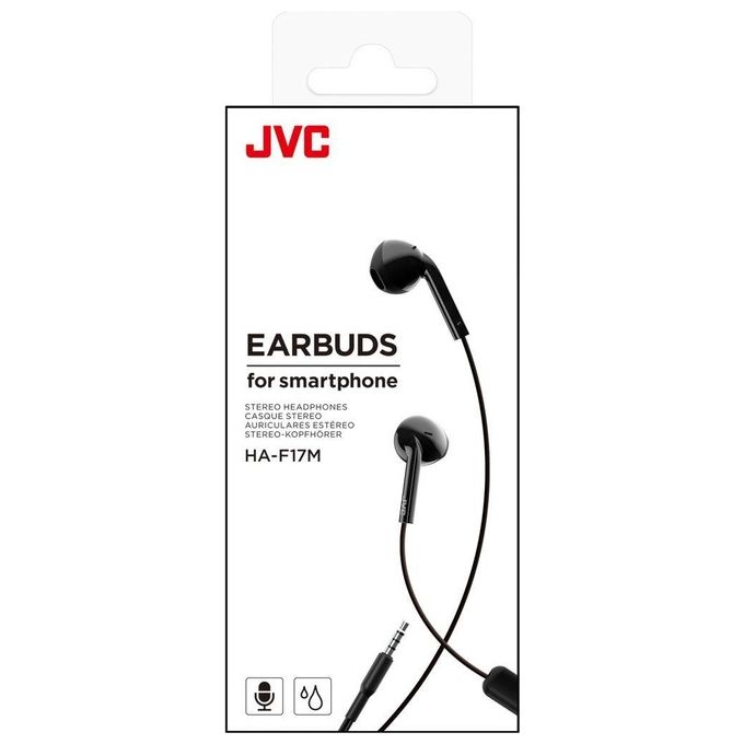 Jvc Auricolare con Microfono Nero