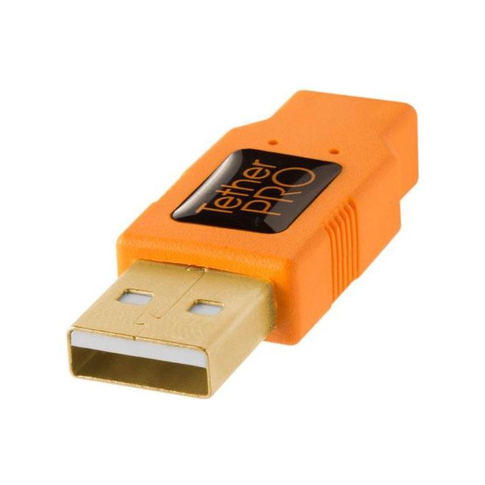 Tether Tools TetherPro USB 2.0 A Maschio a Micro B 5-Pin Arancio