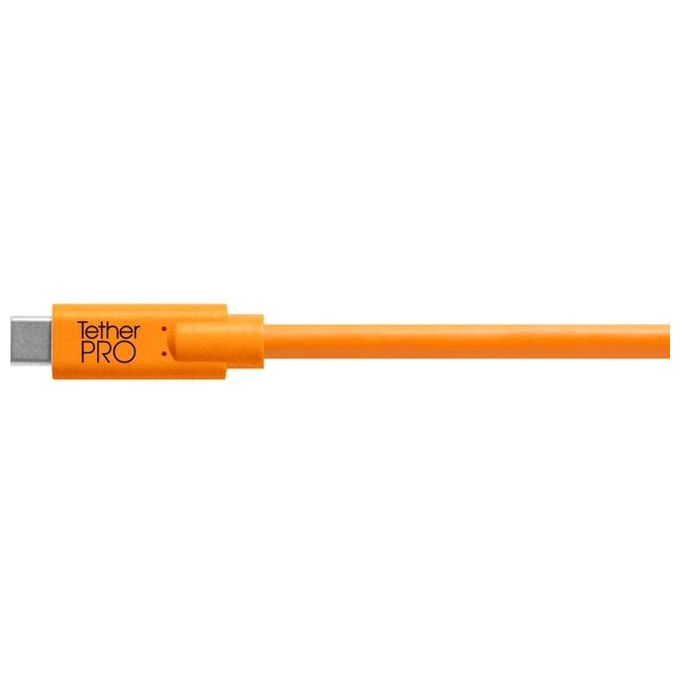 Tether Tools CUC15-ORG TetherPro Cavo USB-C a USB-C USB 3.2 Gen 1 5 Gbit-s 4.6 m colore Arancione