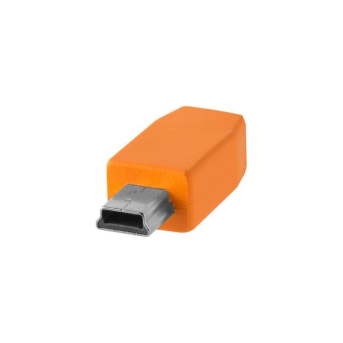 Tether Tools USB-C a 2.0 Mini B 5-Pin 4.60mt Arancio