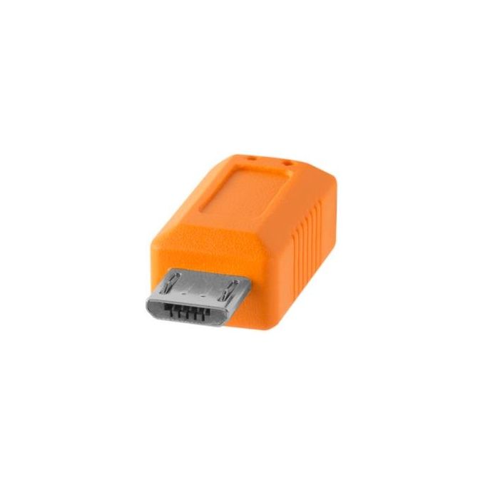 Tether Tools USB-C zu 2.0 Micro- B 5-Pin 4.60mt Arancio