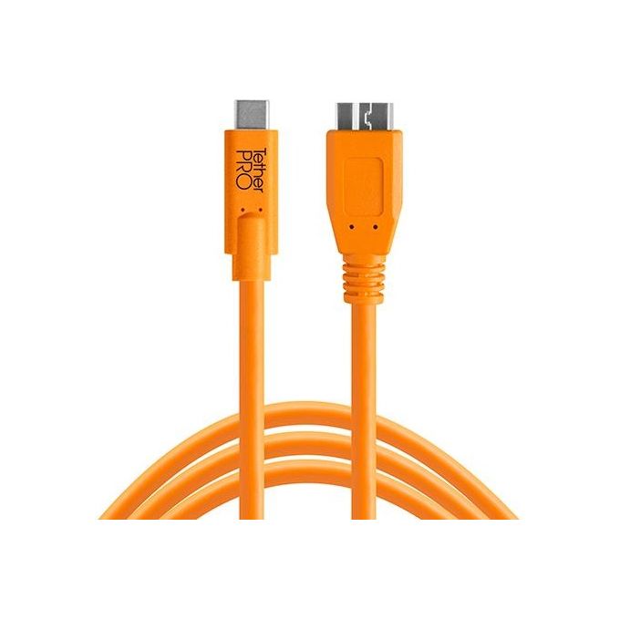 Tether Tools USB-C a 3.0 Micro- B 4.60mt Arancio