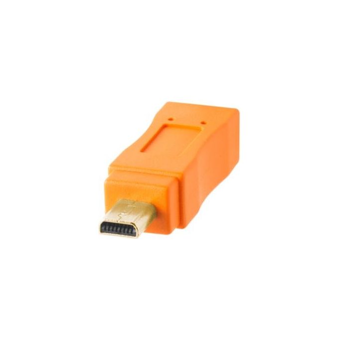 Tether Tools TetherPro USB 2.0 A a Mini-B 8 Pin 15' ORG