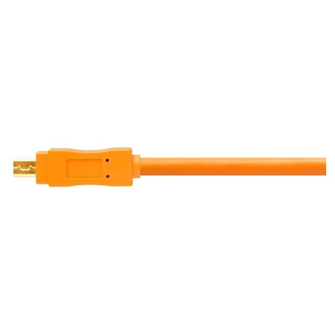 Tether Tools TetherPro USB 2.0 A a Mini-B 8 Pin 15' ORG