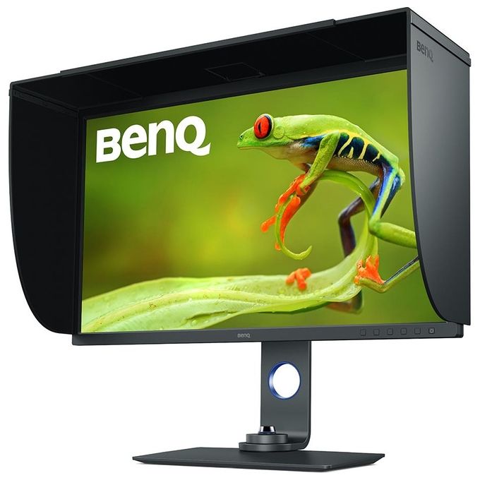 BENQ SW321C Monitor per fotografia (tecnologia AQCOLOR 32 pollici 4K UHD IPS P3 Wide Color ricarica USB-C DP - HDMI calibrazione hardware altezza regolabile) Compatibile con MacBook
