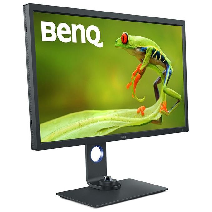 BENQ SW321C Monitor per fotografia (tecnologia AQCOLOR 32 pollici 4K UHD IPS P3 Wide Color ricarica USB-C DP - HDMI calibrazione hardware altezza regolabile) Compatibile con MacBook