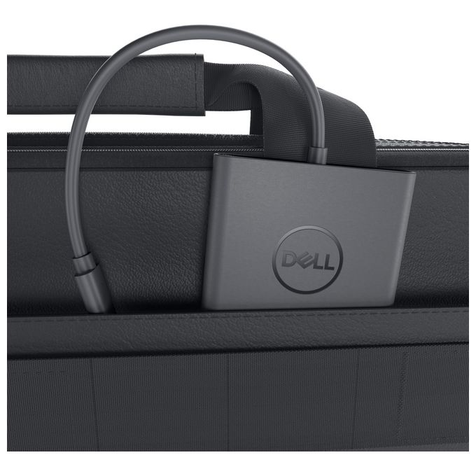 Dell DBQAUANBC070 Adattatore USB-C HDMI DisplayPort Pass-Through Alimentazione 4K 60Hz colore Nero