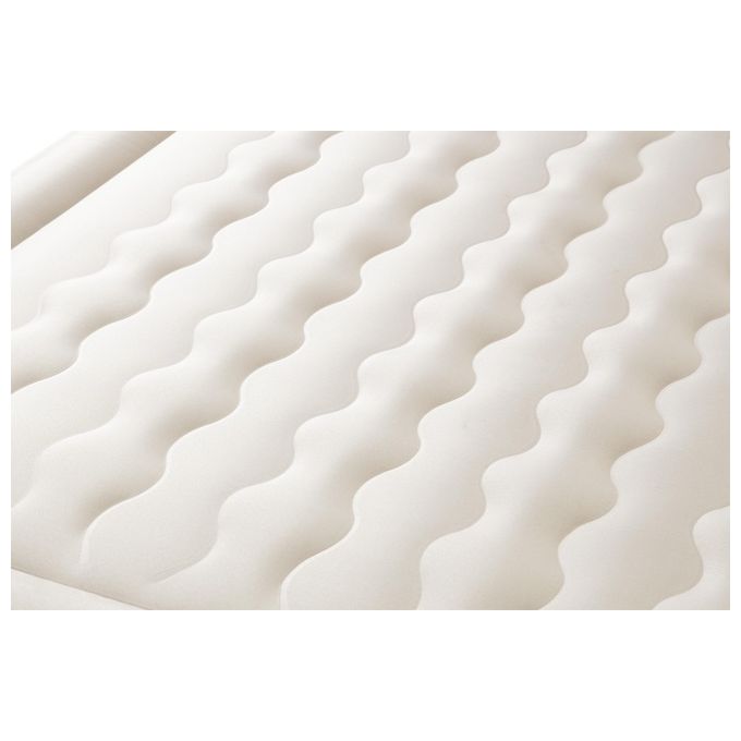 Bestway 69050 Fortech Materasso Gonfiabile Matrimoniale con Pompa Integrata 203x152x46 cm 350 Kg colore Beige