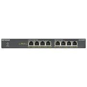 Netgear GS308PP Switch Non Gestito 8 Porte Gigabit Ethernet PoE+ 130 W Montaggio Rack e Parete colore Nero