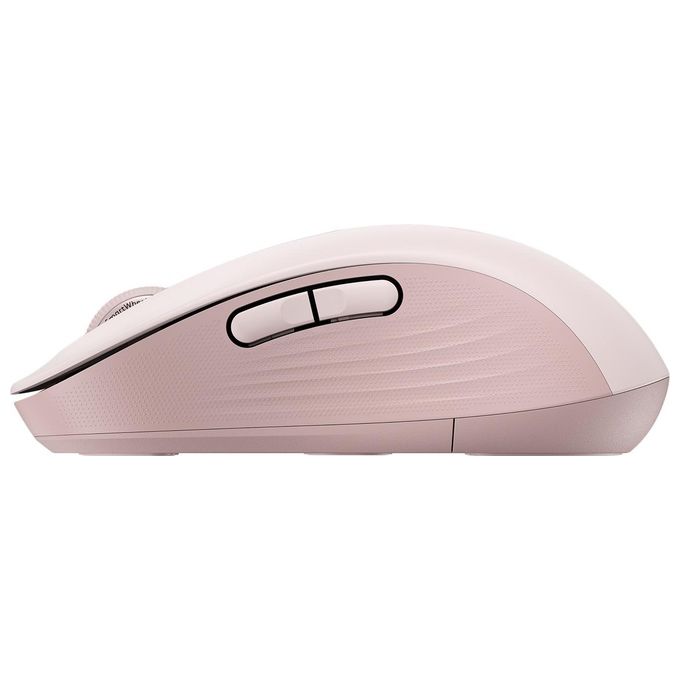 Logitech 910-006237 Signature M650 L Mouse Wireless Full Size Bluetooth Logi Bolt Clic Silenziosi 5 Tasti colore Rosa