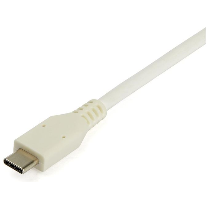 StarTech US1GC301AUW Adattatore USB C a Gigabit Ethernet con Porta USB A Integrata 1 Gbps Compatto Alimentato via Bus colore Bianco