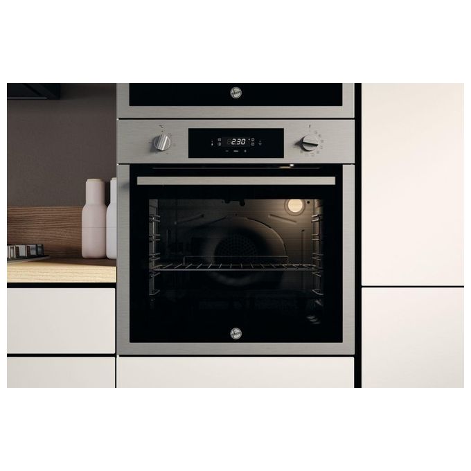 HOOVER HOC3U3178IN Forno Elettrico da Incasso Ventilato Multifunzione con Grill 70 Litri 60 cm Classe A+ Wi-Fi colore Acciaio Inox