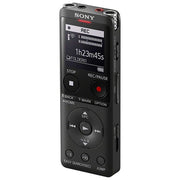 Sony ICD-UX570 Registratore Vocale Stereo Display OLed Riduzione Rumori Sottofondo Memoria 4Gb + Slot microSD Nero