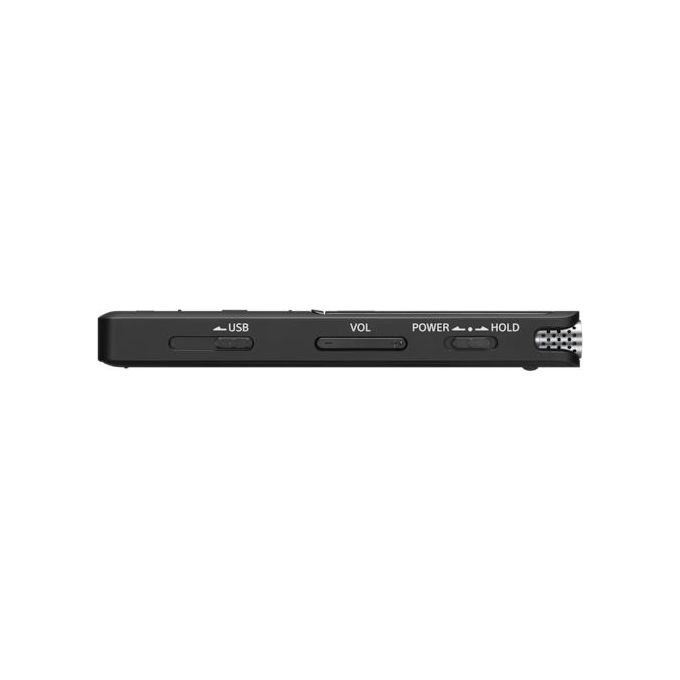 Sony ICD-UX570 Registratore Vocale Stereo Display OLed Riduzione Rumori Sottofondo Memoria 4Gb + Slot microSD Nero