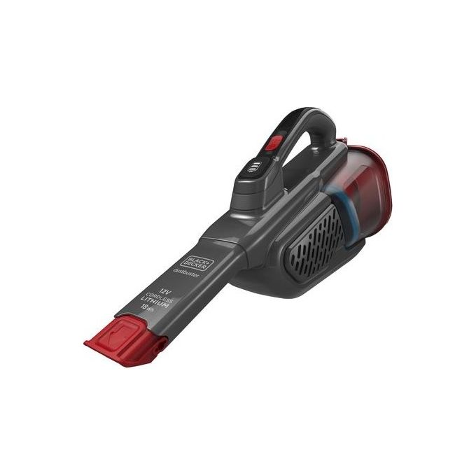 Black+Decker BHHV315B Dustbuster Aspirabriciole Ricaricabile Capacita' 0,7 L Tecnologia Litio 12 V Titanium-Red