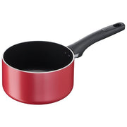 Lagostina 010254031118 Cucina Mediterranea Casseruola Fonda Manico Lungo 18 cm Antiaderente Titanium Easy colore Rosso