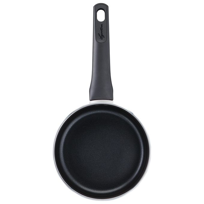Lagostina 010254031118 Cucina Mediterranea Casseruola Fonda Manico Lungo 18 cm Antiaderente Titanium Easy colore Rosso