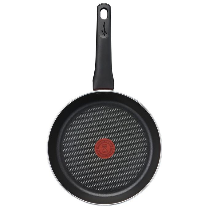 Lagostina 010254040124 Cucina Mediterranea Padella Antiaderente Alluminio Titanium Easy 24 cm Induzione colore Rosso