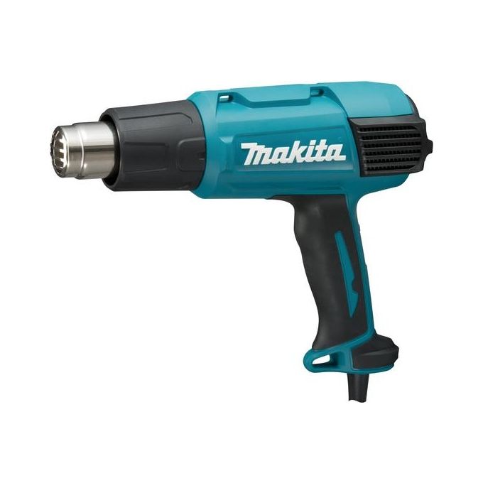 Makita HG6031VK Termosoffiatore Elettrico 1800 W 600 °C 9 Posizioni 500 l-min con Valigetta colore Nero Blu