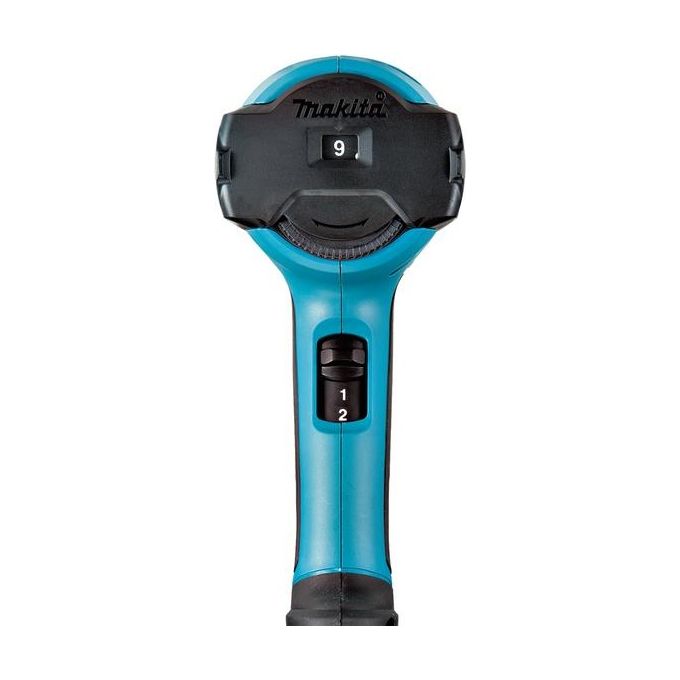 Makita HG6031VK Termosoffiatore Elettrico 1800 W 600 °C 9 Posizioni 500 l-min con Valigetta colore Nero Blu
