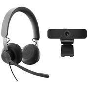 Logitech 991-000339 Wired Personal Video Collaboration Kit Sistema di Videoconferenza Personale Full HD 1080p 30 fps Doppio Microfono con Cancellazione del Rumore colore Nero-Graphite