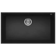 ELLECI LGQ13040BSO Quadra 130 Lavello Granitek 1 Vasca 76 cm Nero