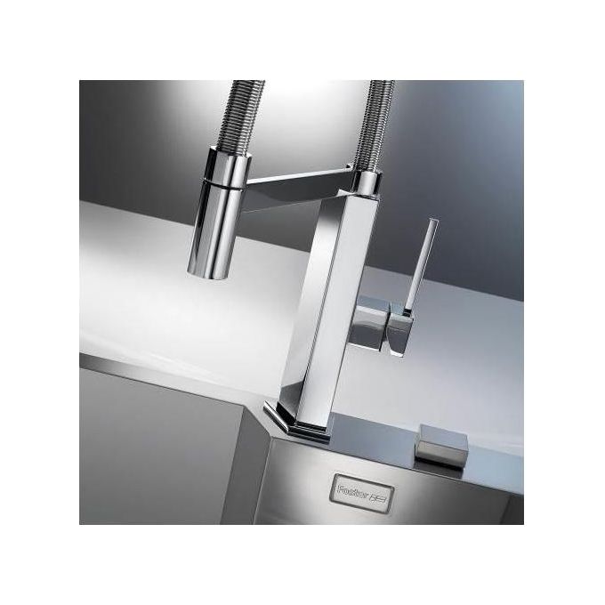 Foster 8427 020 Twix Plus Miscelatore Mono Splitcomando  con canna girevole 120° e bocca estraibile Cromato