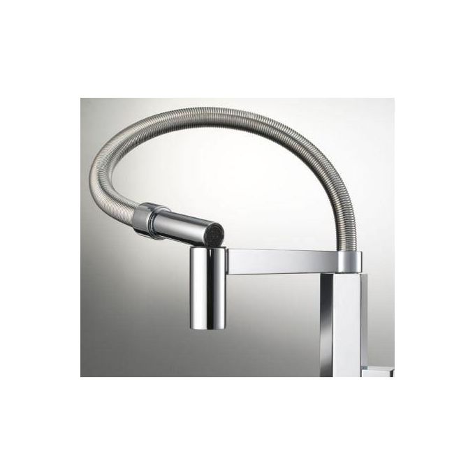 Foster 8427 020 Twix Plus Miscelatore Mono Splitcomando  con canna girevole 120° e bocca estraibile Cromato