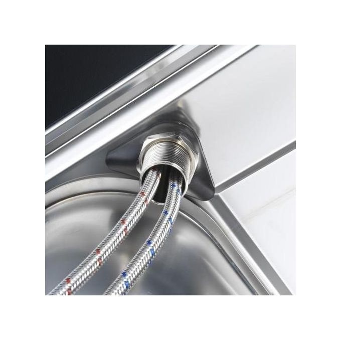 Foster 8427 020 Twix Plus Miscelatore Mono Splitcomando  con canna girevole 120° e bocca estraibile Cromato