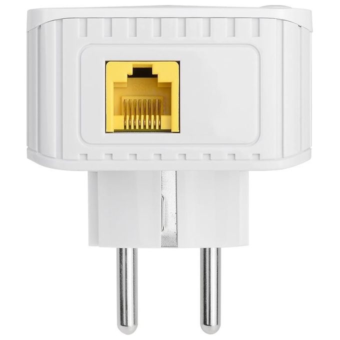Edimax HP-6101ACK Adattatore Powerline 600 Mbit-s con Presa Integrata 1 Porta Fast Ethernet colore Bianco
