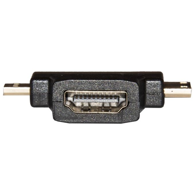 Link Adattatore Hdmi Femmina a Mini Hdmi Maschio con Micro Hdmi Maschio
