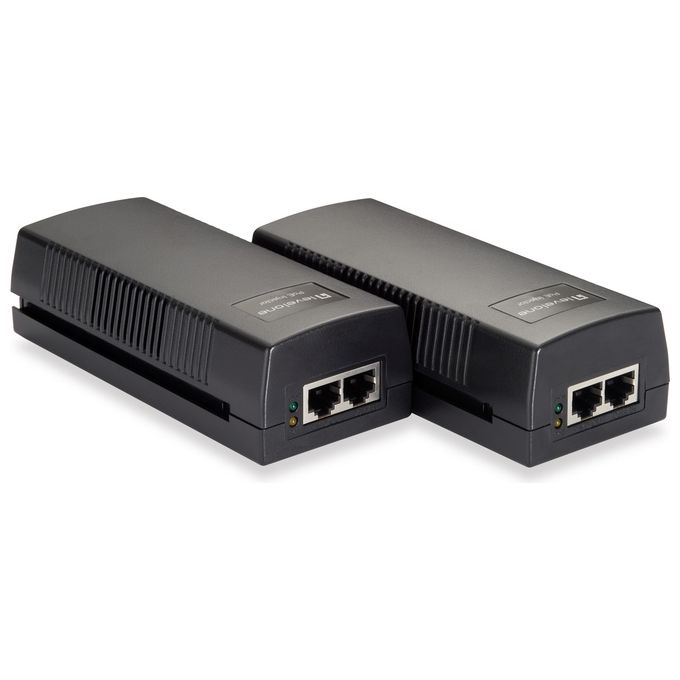 LevelOne POI-3010 Adattatore PoE e Iniettore Fast Ethernet Gigabit Ethernet 52 V 30 W colore Nero
