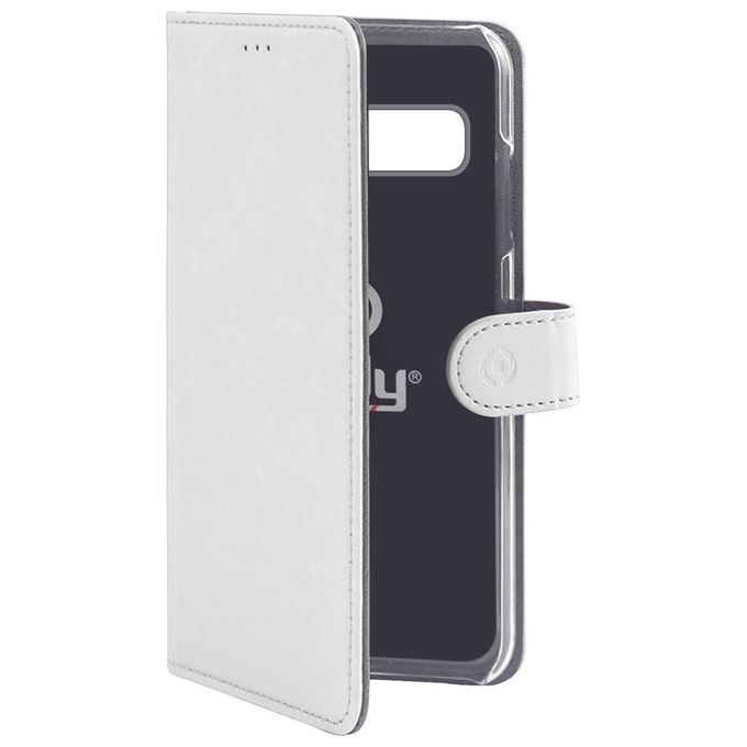 Celly Wally Cover per Samsung Galaxy S10 Bianco