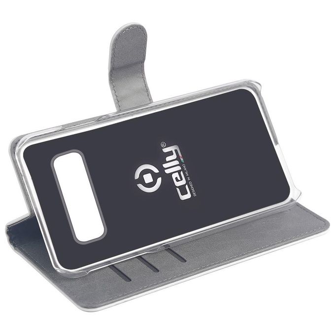 Celly Wally Cover per Samsung Galaxy S10 Bianco