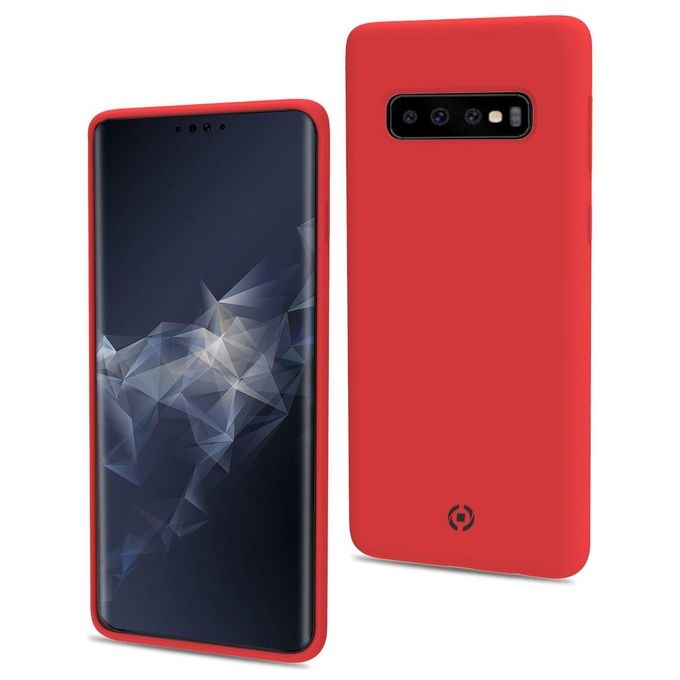 Celly Feeling Cover per Samsung Galaxy S10 Rosso