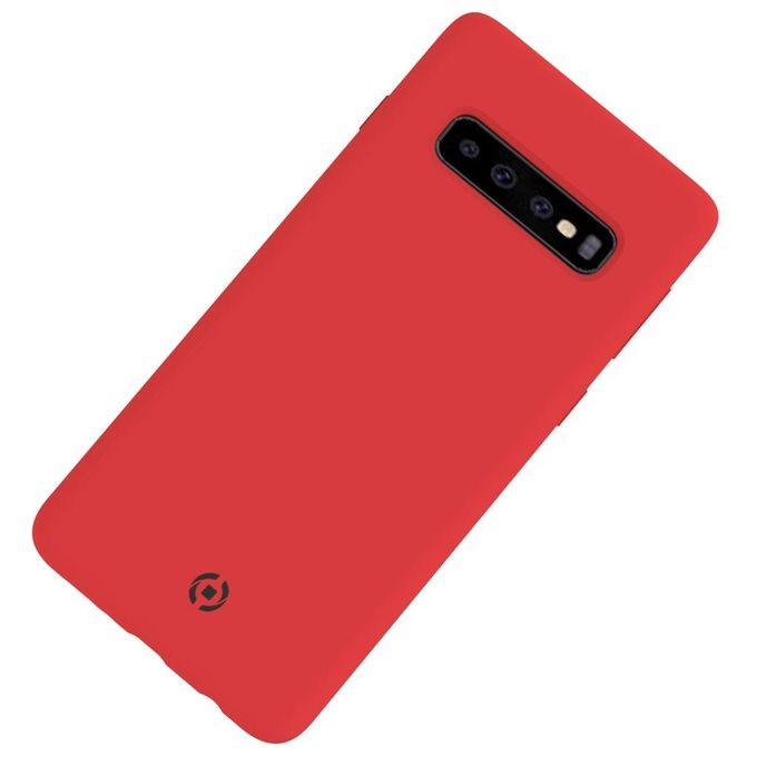 Celly Feeling Cover per Samsung Galaxy S10 Rosso